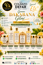 Lade das Bild in den Galerie-Viewer, Dakabana Glow Éclaircissant - Gamme Riche en Vitamines C & Collagène pour une Peau Éclatante Uniforme et Douce