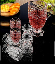 Charger l'image dans la galerie, 
Ensemble Carafe en verre avec 6 verres