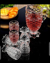 Charger l'image dans la galerie, 
Ensemble Carafe en verre avec 6 verres