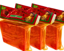 Load image into Gallery viewer, Lot de 3 Savon carotte éclaircissant "LARISSA"
