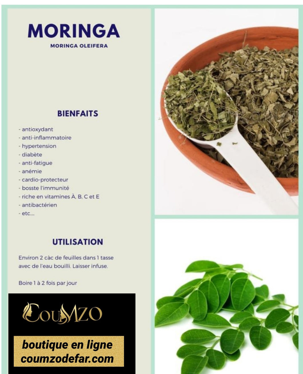 Feuille de moringa nébeday