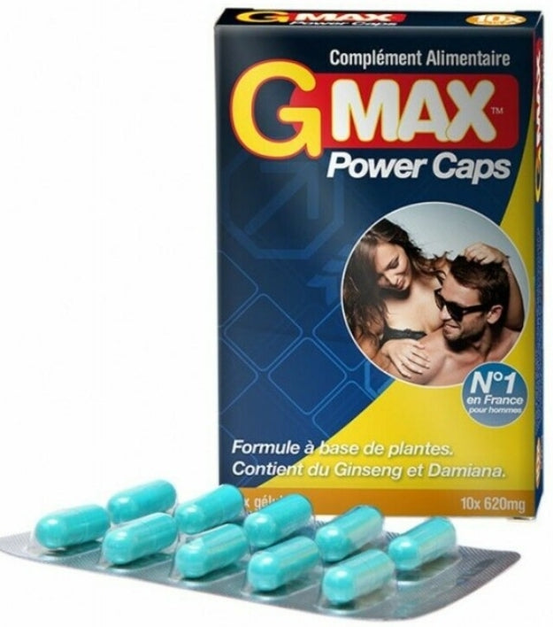 Gmax Power Caps Homme - 10 gélules