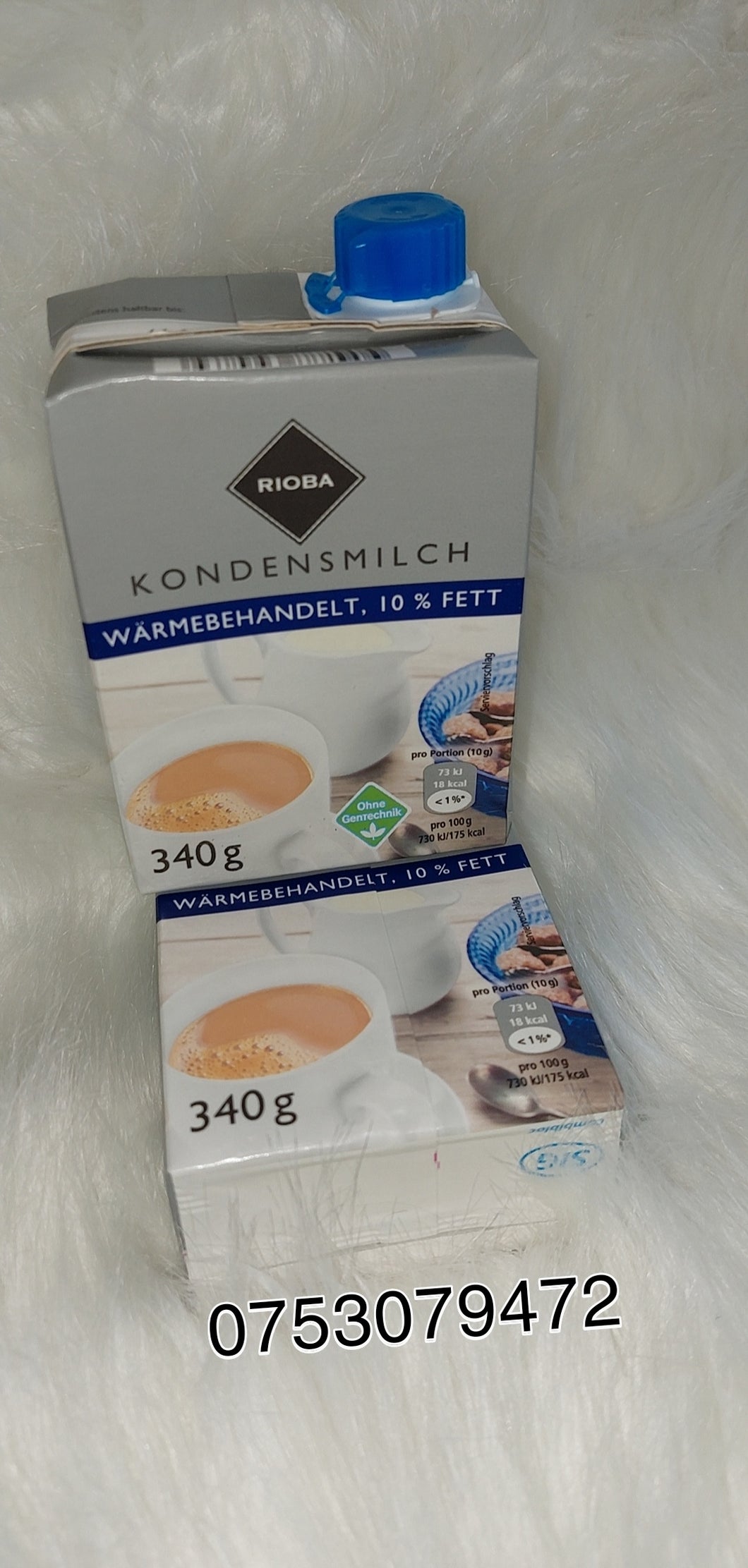 Lait concentre 10% kondenmilch 340g