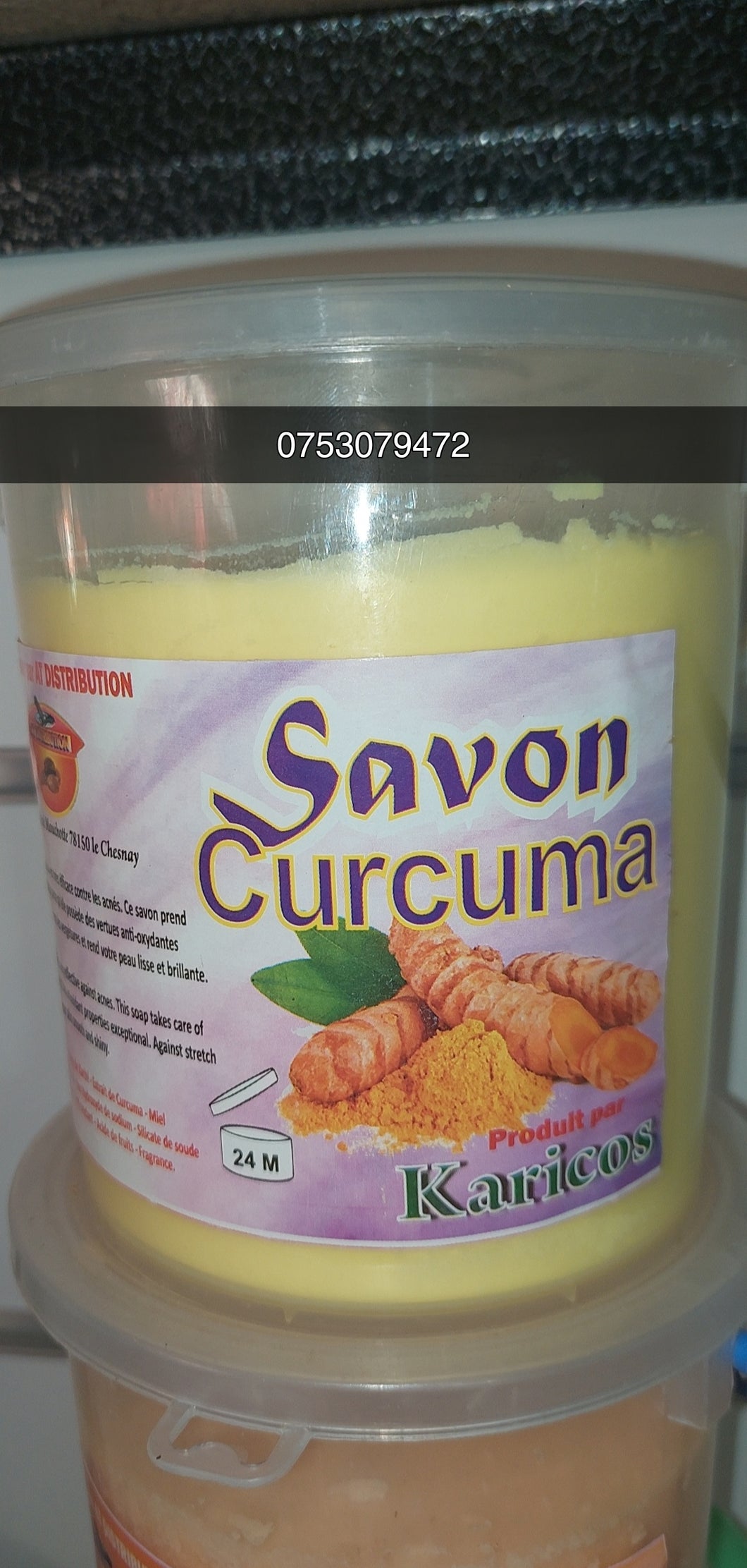 Savon curcuma