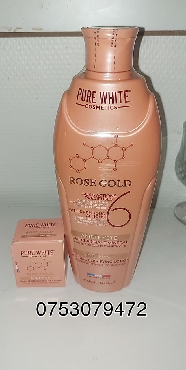 Lait pur white rose gold + correcteur